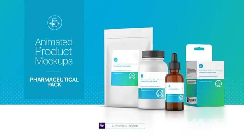 医药产品推广介绍 21507561-animated-product-mockups-pharmaceutical-pack