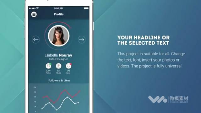 IPhone 6s应用程序宣传片AE模板-iPhone 6 App Presentation